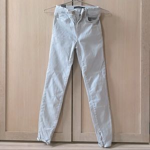 High-rise skinny jeans by J Brand